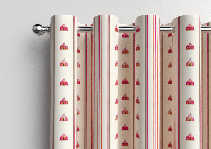 May Day, Tent Stripe Brights - Made to Measure Curtains - Image 12